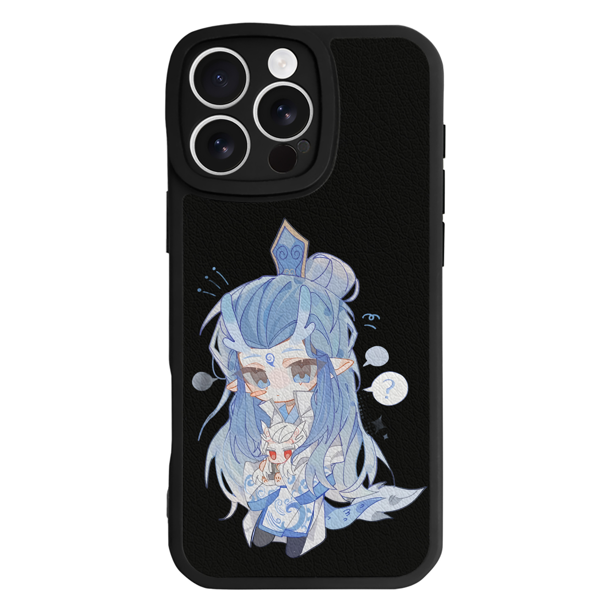 （画像用） Ne Zha 2 ナタ 魔童の大暴れ 【iPhone 16シリーズ対応】シリコンスマホケース（レザー調） 材質：シリコン